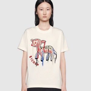 Gucci T-shirt with fawn patch off-white